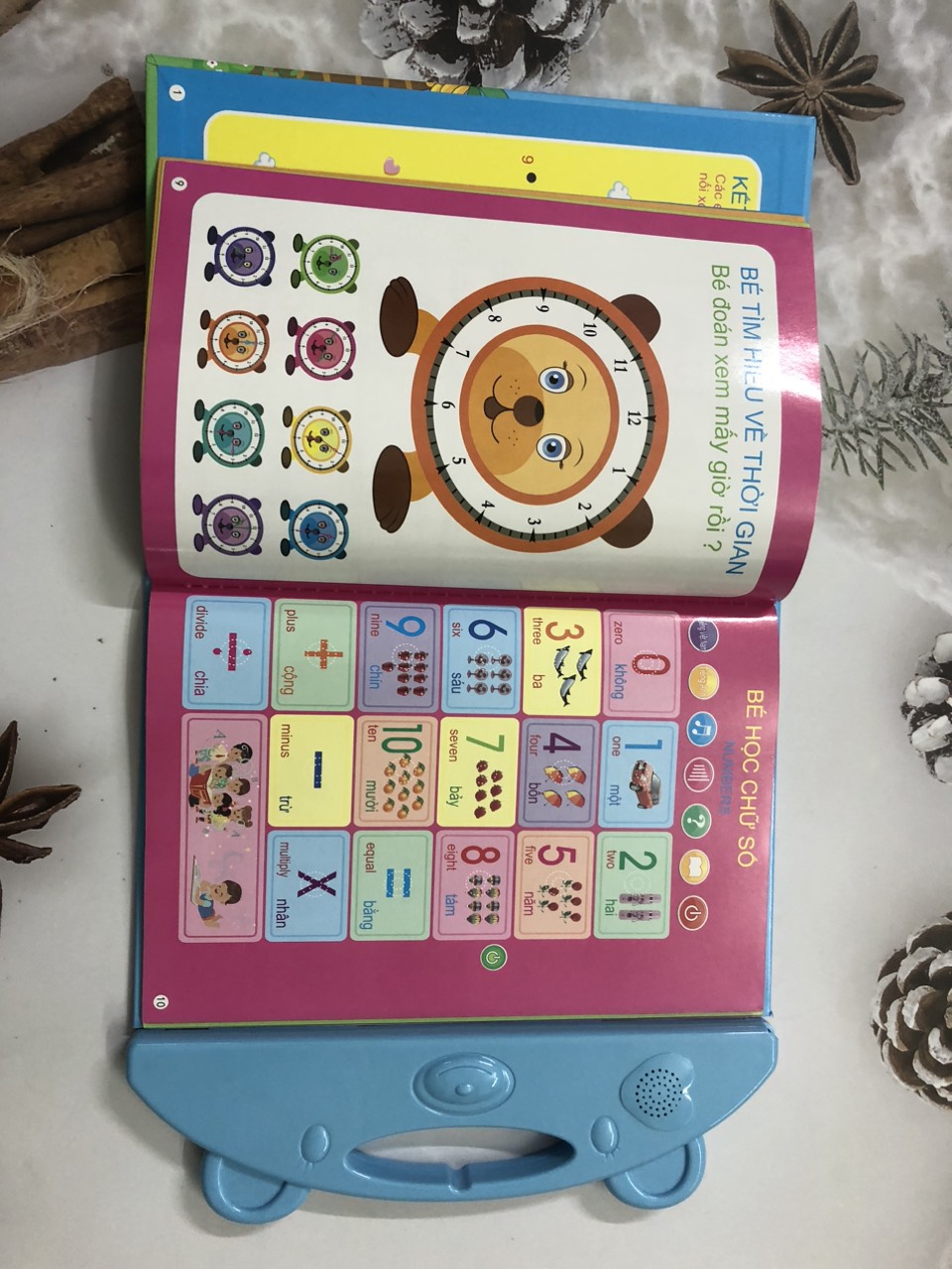 Sách Điện Tử Song Ngữ, Sách Điện Tử Thông Minh Cho Bé tập làm quen với chữ cái, con số và con vật