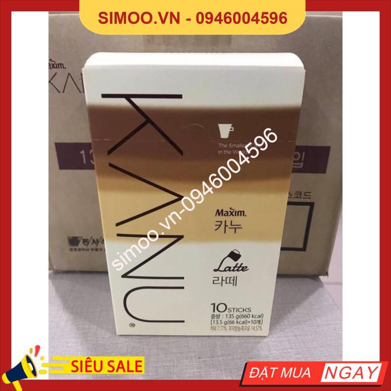 Sản phẩm chính hãng cà phê kanu vanilla latte 135g - 카누 바닐라 라떼