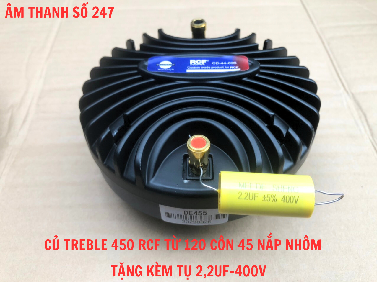 Loa treble kèn 450 rcf nắp nhôm - nhập khẩu - giá 1 cái- treble kèn 450.