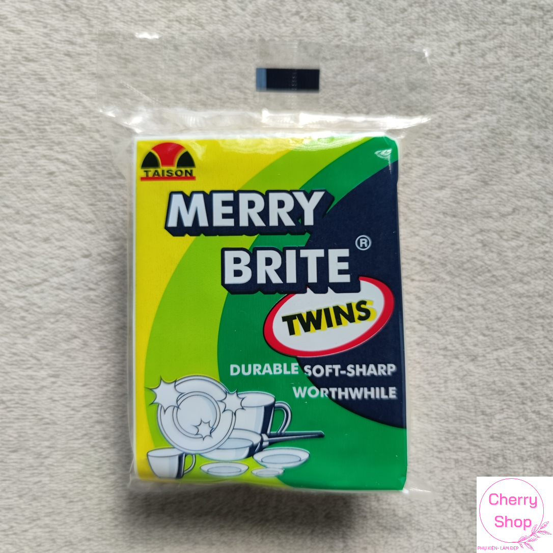 Combo 2 miếng rửa chén bát tiện lợi miếng bọt biển cọ rửa xoong nồi