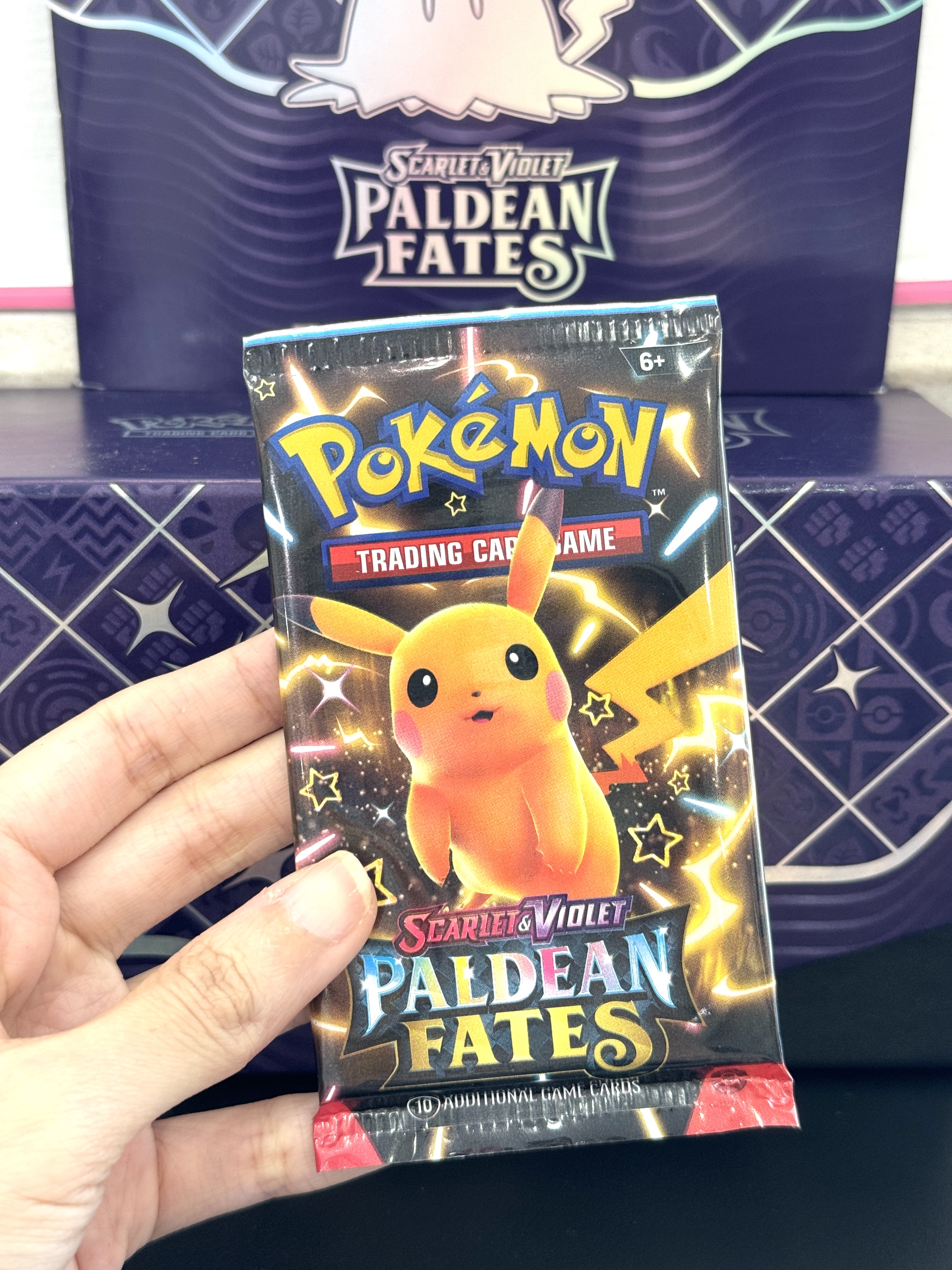 Thẻ Pokemon TCG Paldean Fates chính hãng 1 pack lẻ