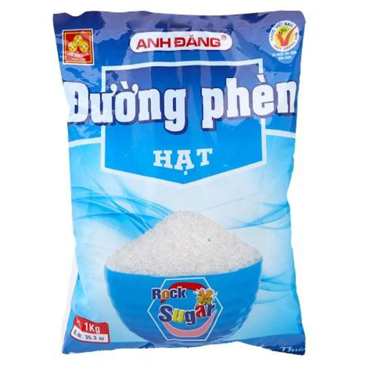 [NGUYÊN CHẤT] Đường Phèn Hạt Anh Đăng Dạng Túi 1kg - Nấu ăn làm bánh nấu chè mứt