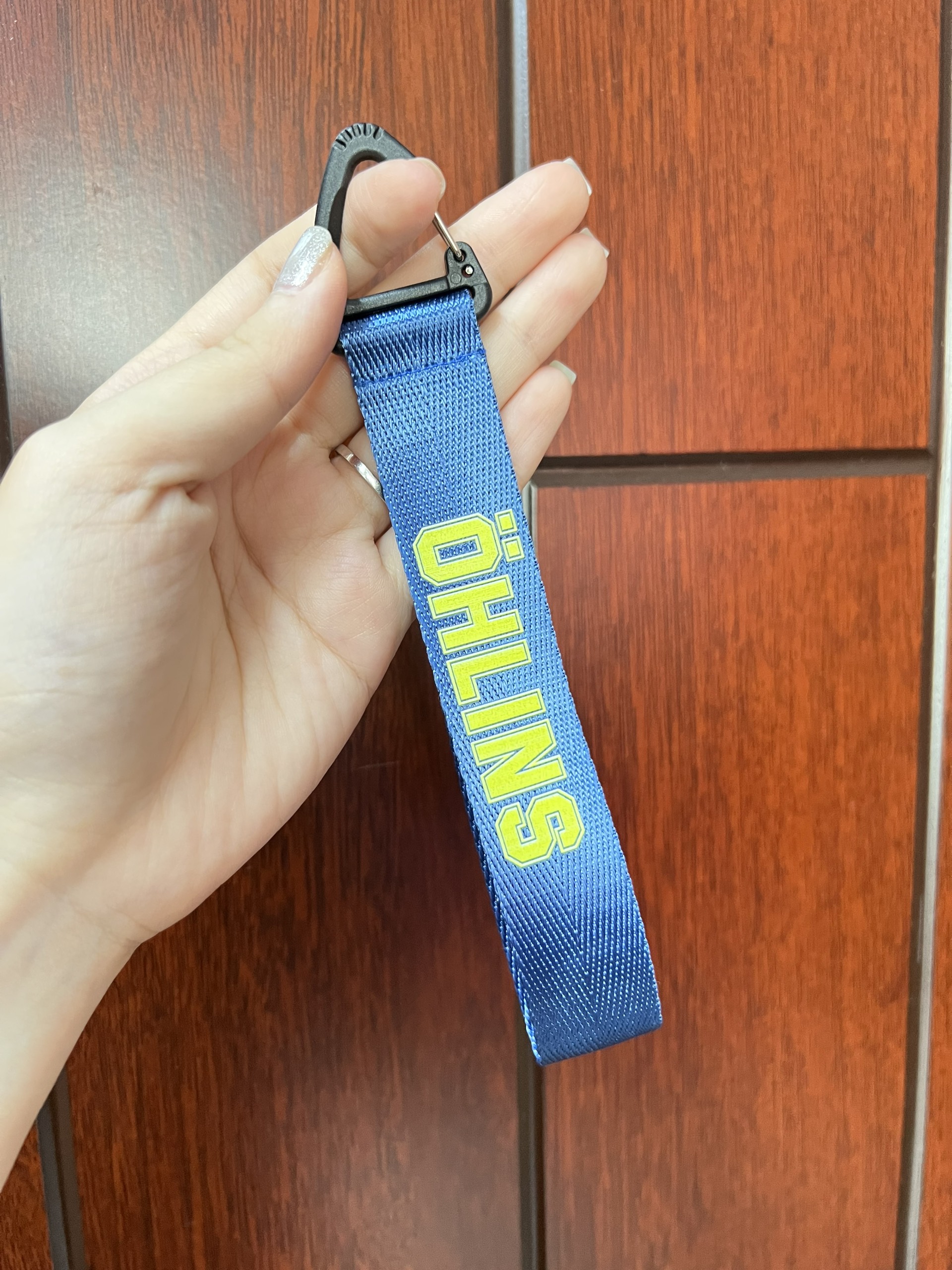 Dây móc chìa khóa - ohlins xanh navy