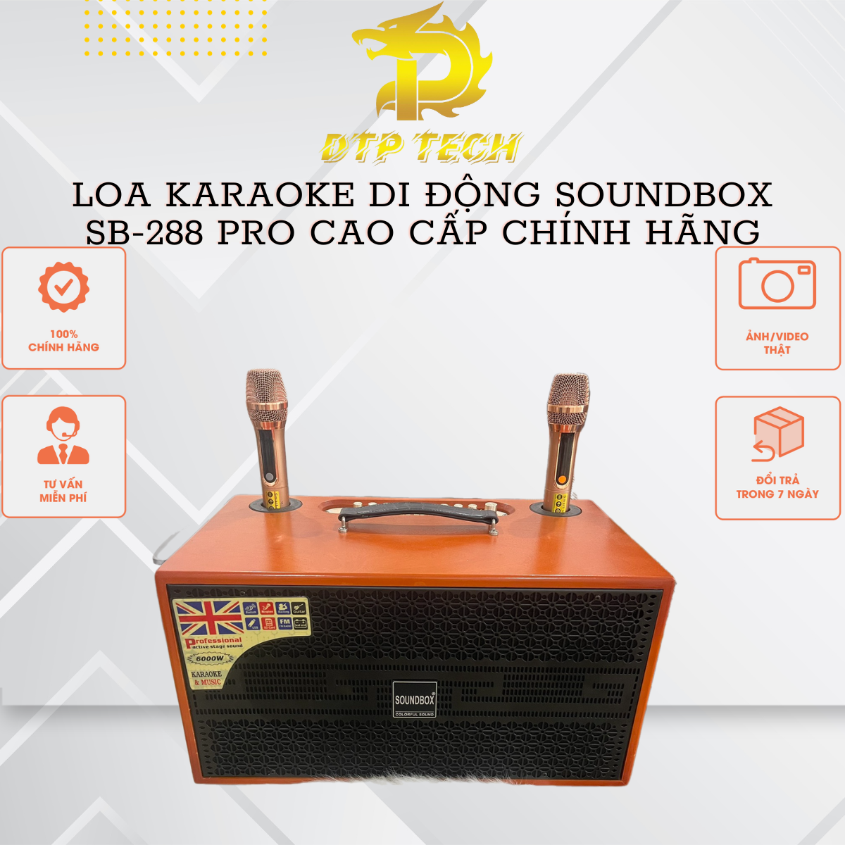 Loa Xách Tay Karaoke SOUNDBOX T-288 New