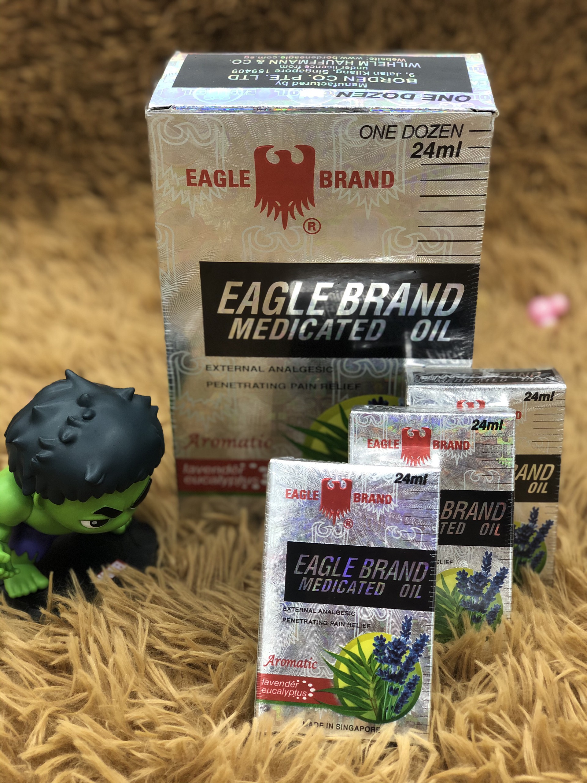 Dầu Gió Eagle Brand Medicated Oil Trắng 24ml