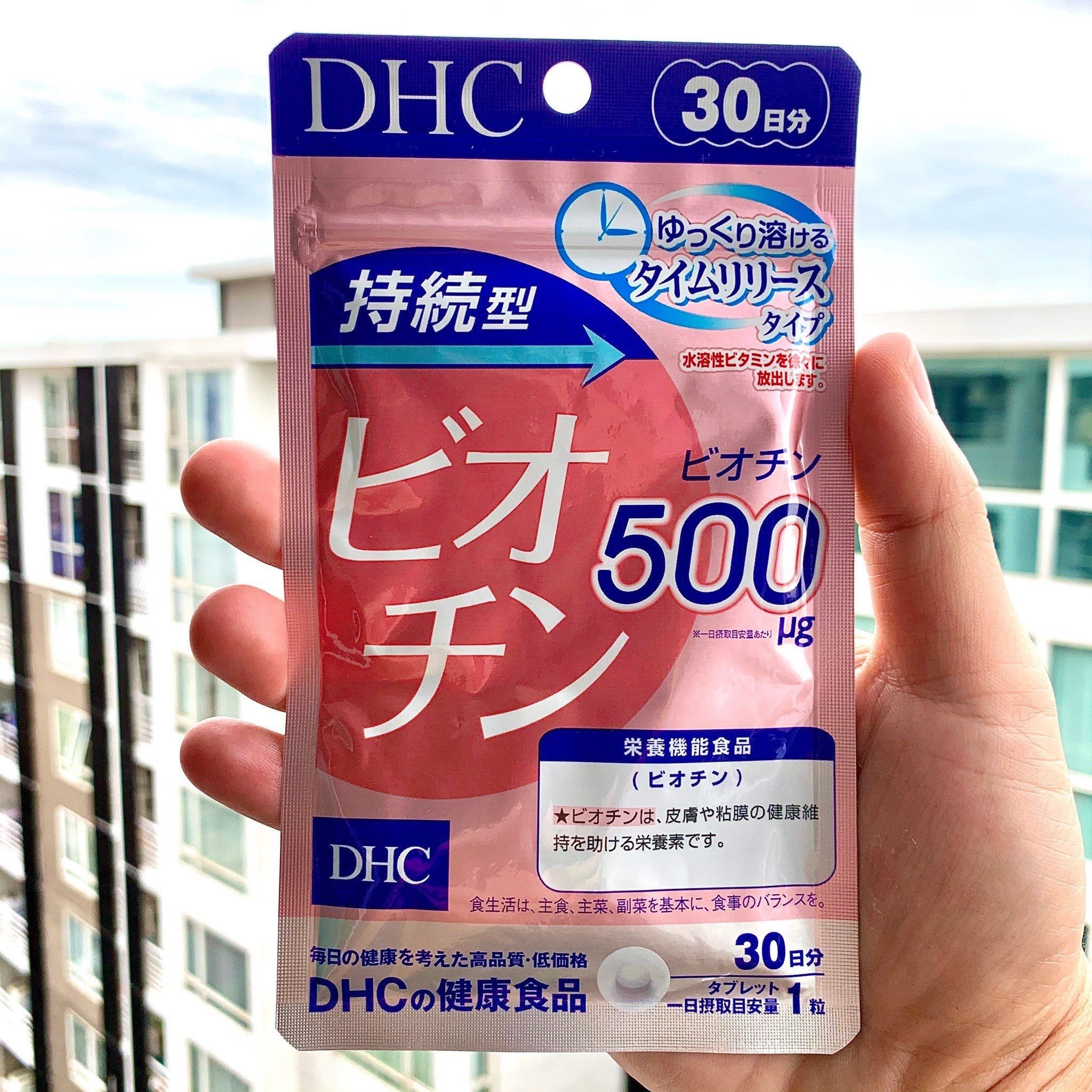 VIÊN UỐNG NGĂN RỤNG TÓC DHC SUSTAINED RELEASE BIOTIN NHẬT BẢN GÓI 30 VIÊN CHÍNH HÃNG - SẢN PHẨM TỐT, CHẤT LƯỢNG CAO, DÙNG CỰC KÌ THÍCH MONG DC KHÁCH IU TRẢI NGHIỆM, ĐƯỢC YÊU THÍCH VÀ SĂN ĐÓN TRÊN THỊ TRƯỜNG LÀM ĐẸP