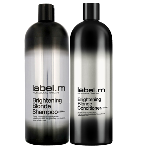 [HCM]DẦU GỘI XÃ GIỮ MÀU TÓC NHUỘM LABEL.M BRIGHTENING BLONDE 1000ML