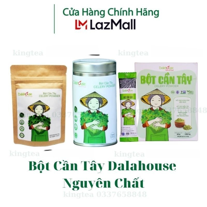 Bột cần tây dalahoue 150g bột cần tây nguyên chất sấy thăng hoa giúp thải độc - giảm cân - điều hòa huyết áp tốt cho tim mạch