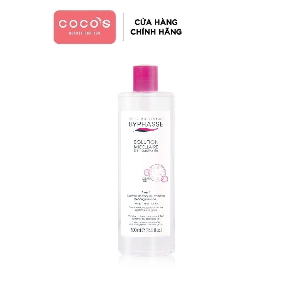Nước Tẩy Trang Byphasse Solution Micerallaire Face 500ml