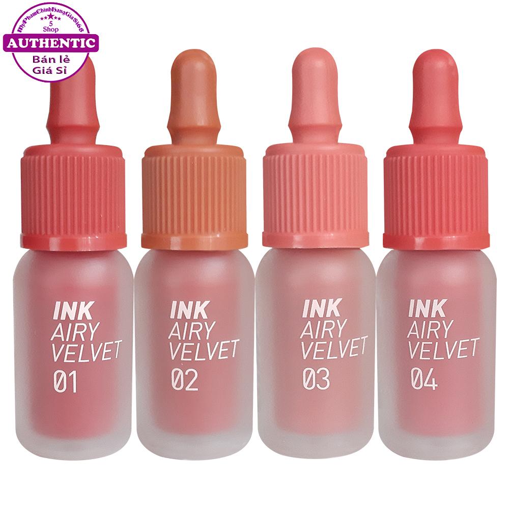 Son kem lì peripera ink airy velvet tint