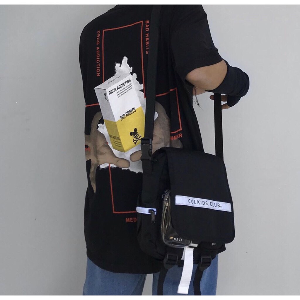 Túi đeo chéo nam nữ unisex phản quang colkid
