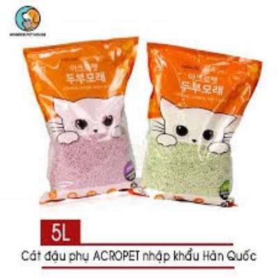 Cát đậu nành cho mèo tofu acro pet - 5l