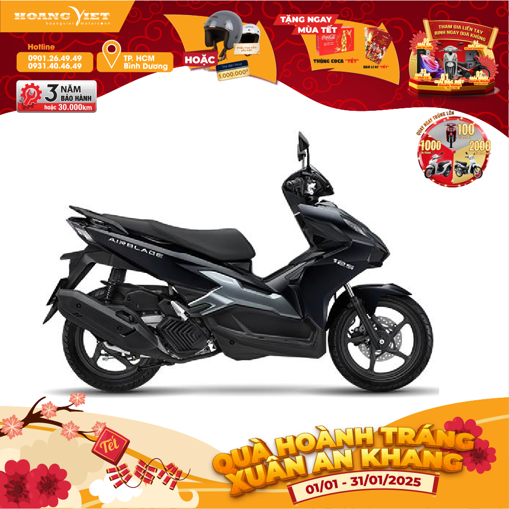 Xe máy Honda Air Blade 125cc 2025 -  Phiên Bản Tiêu Chuẩn