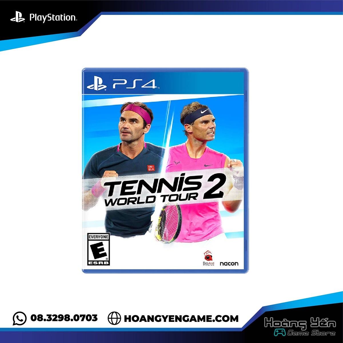 Đĩa game tennis world tour 2 ps4