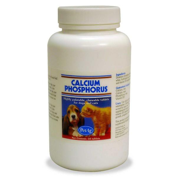 Calcium Phosphorus Pet Ag - Viên bổ sung Canxi cho chó mèo (hũ 50 viên)