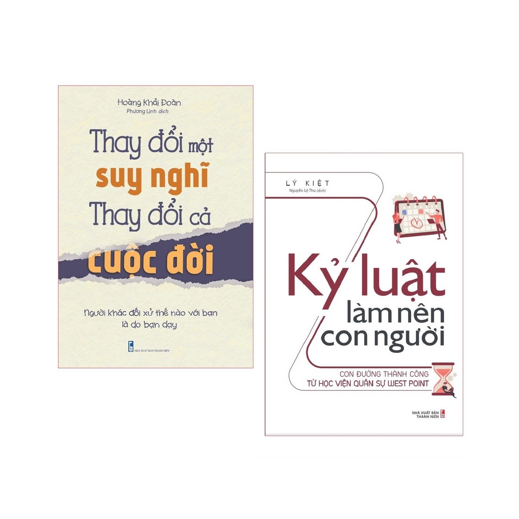 Sách: thay đổi một suy nghĩ thay đổi cả cuộc đời + kỷ luật làm nên con người