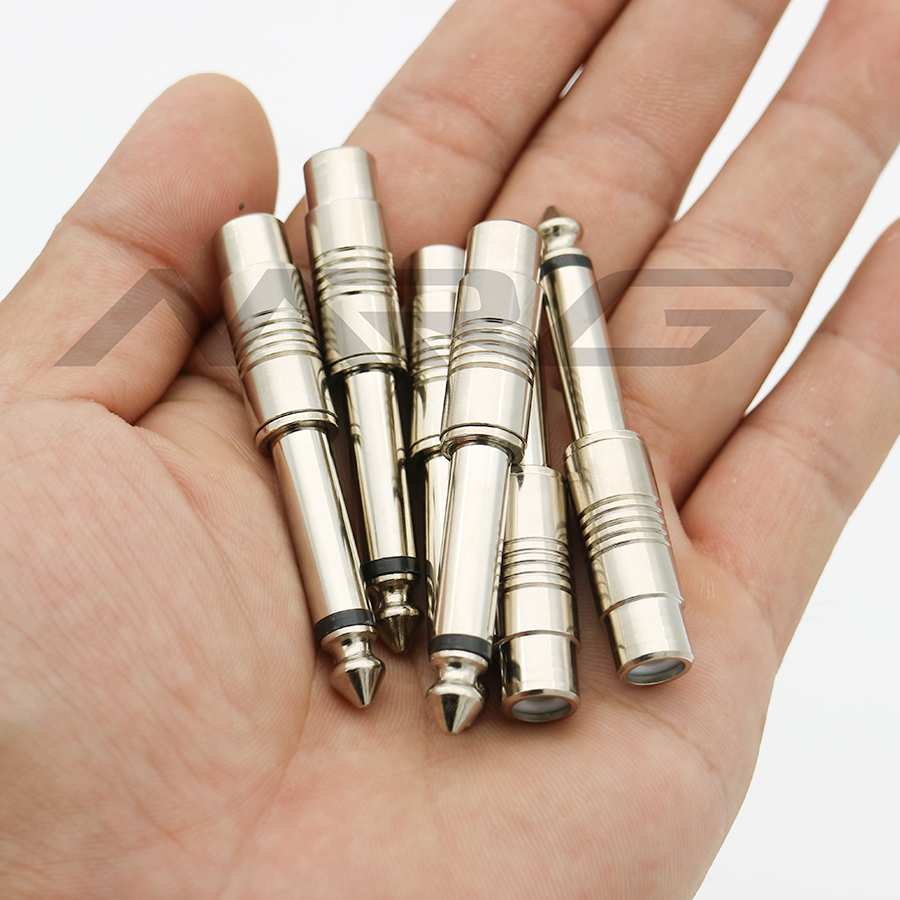 Đầu chuyển jack 6ly av bông sen màu bạc