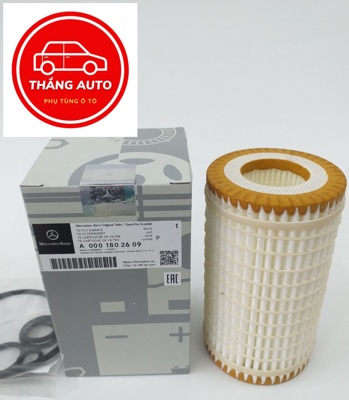 Lọc nhớt động cơ mercedes-benz sprinter, glk 250, glk280, glk300, gl450, s350, s400, s500