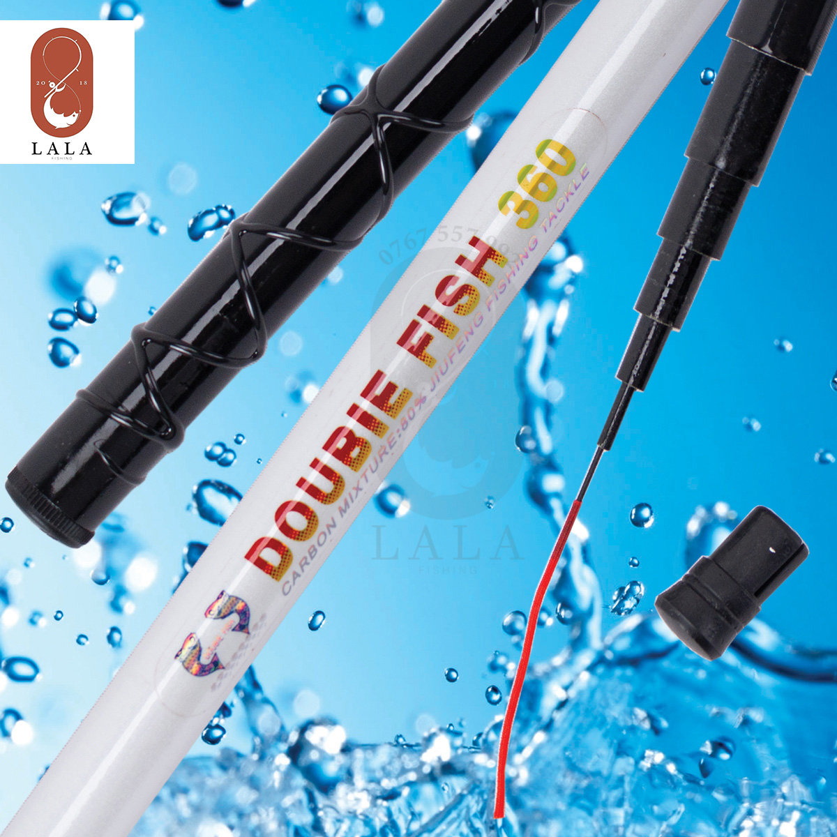 Cần câu tay coastline double fish 2m7/3m6/4m5/5m4
