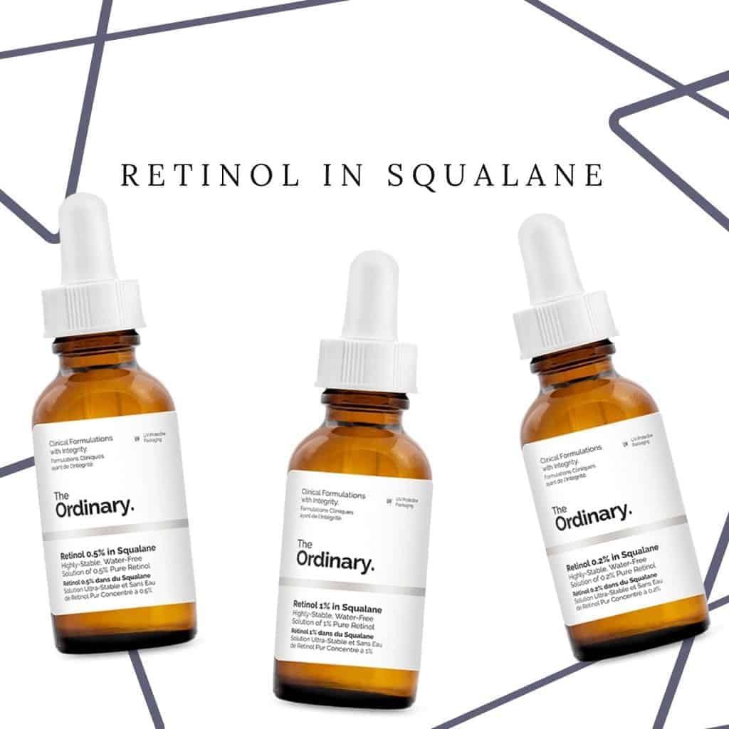 Tinh chất the ordnary retinol 0,2 % - 0,5% - 1% in squalane