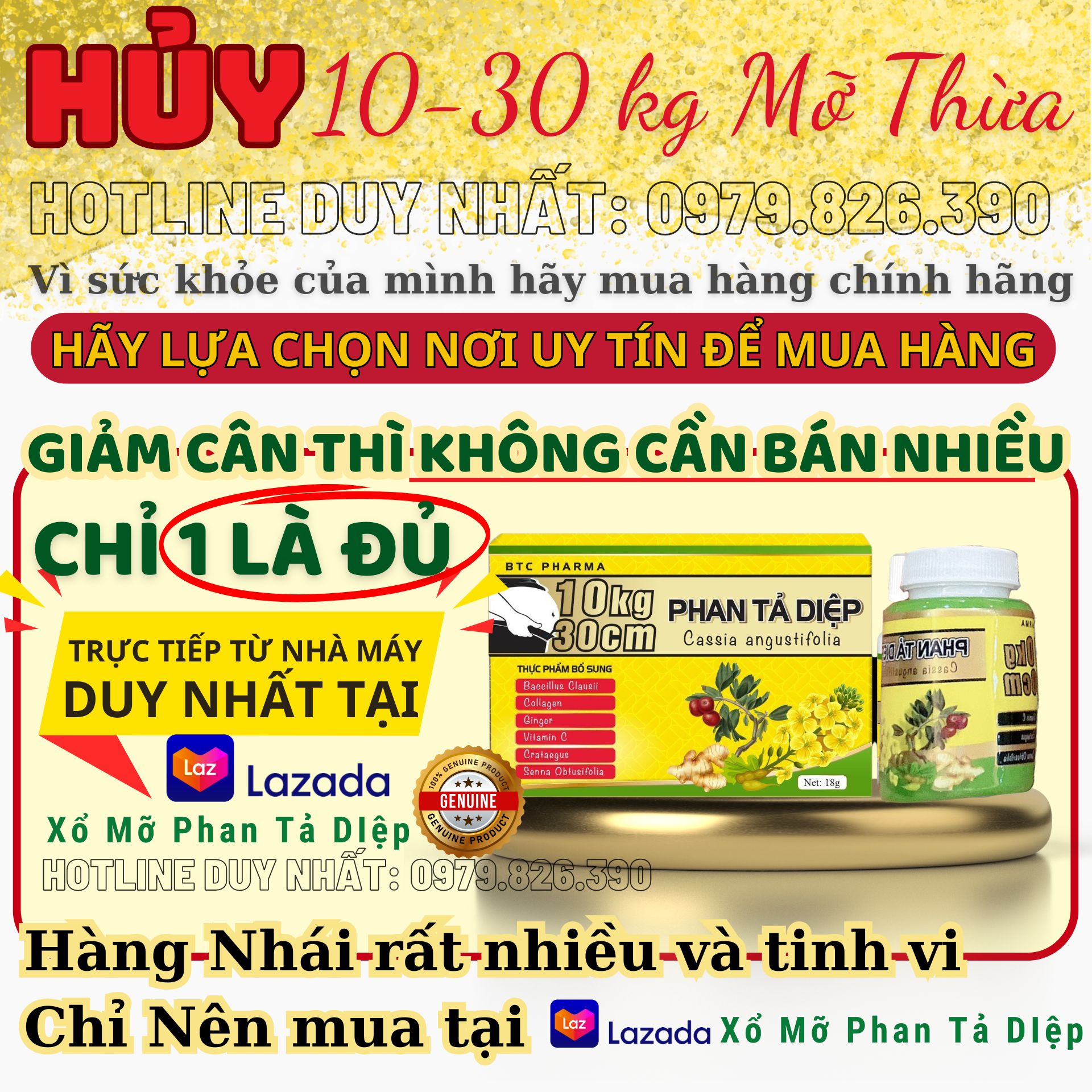 Phan tả diệp giảm cân nhanh Giá sỉ 5 hộp