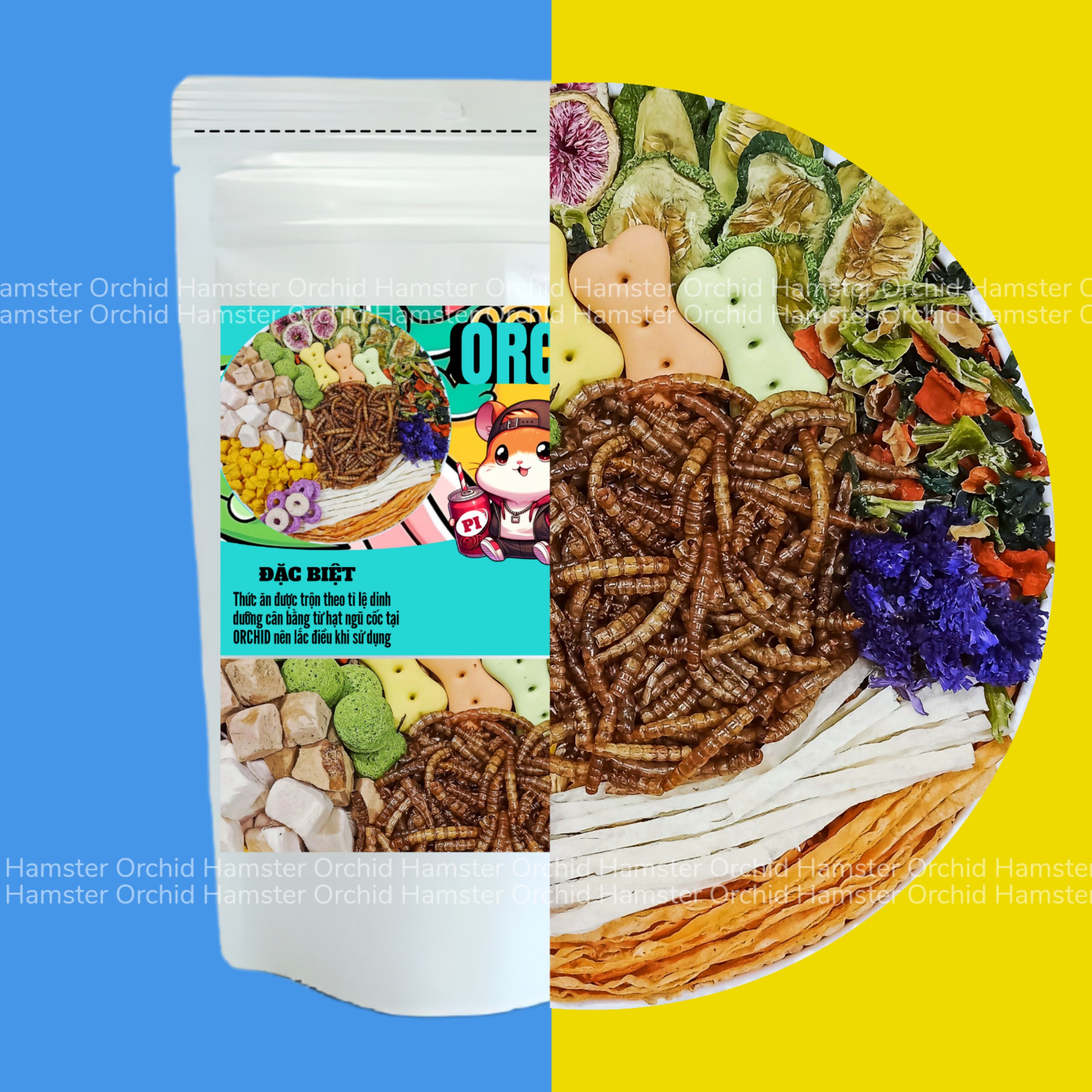 Thức ăn hamster cao cấp loại 1kg đặc biệt 1 hạt lớn