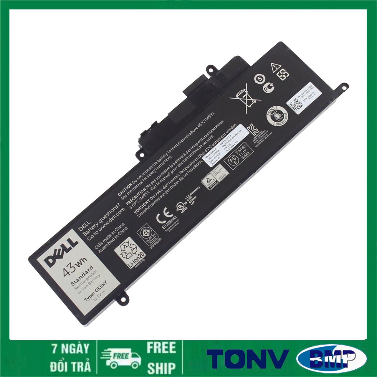 Pin dell inspiron 13 7347 3147 3148 7348 7352