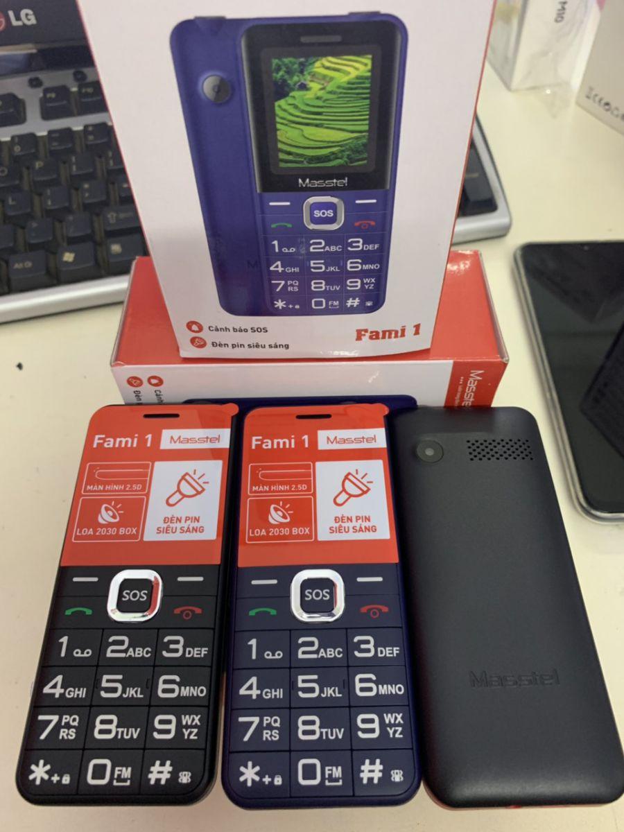 Điện Thoại 2 Sim Masstel Fami 1 Dành cho người già Chữ Siêu To nghe FM ko dây