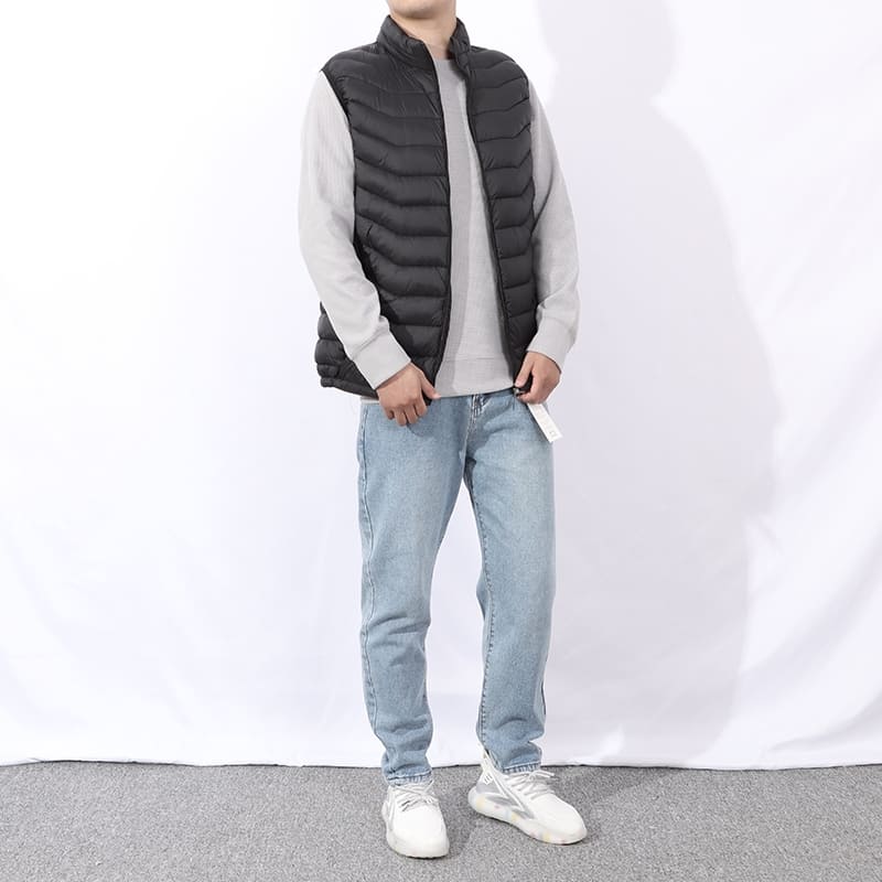 Quần baggy trơn xám - quần jean nam - quần bò hotboy