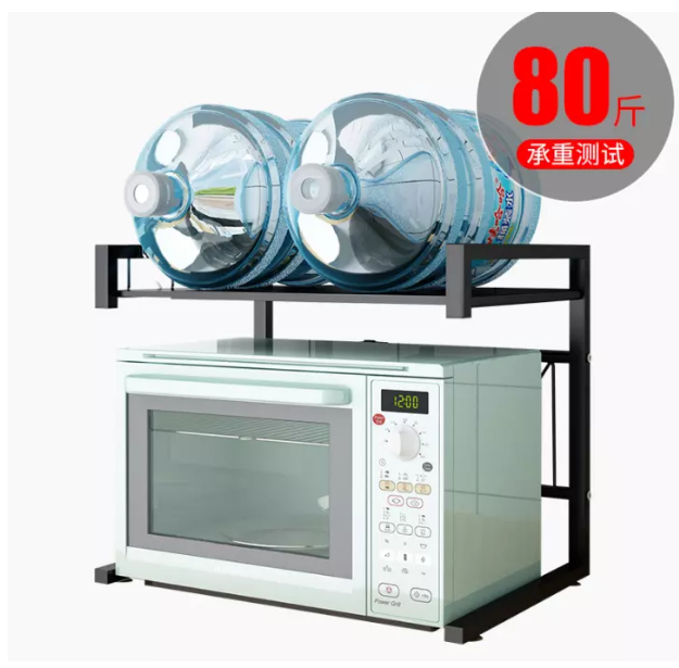 Kệ để lò vi sóng nồi cơm điện, giá để lò vi sóng 2 tầng bằng inox (d x r x c=42x35x40cm)