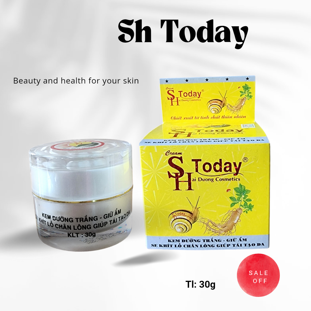 SH Today moisturizing whitening cream to tighten pores to help regenerate skin 30g