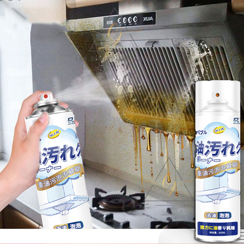 Chai xịt vệ sinh nhà bếp, máy hút mùi, tẩy dầu mỡ, làm sạch kim loại, nhà tắm, vòi rửa jnx 500ml, cách đánh bay vết bẩn nhà bếp dễ dàng, chất tẩy rửa vệ sinh bếp ga nhà bếp，tẩy rửa nhà bếp xịt tẩy bếp 500ml