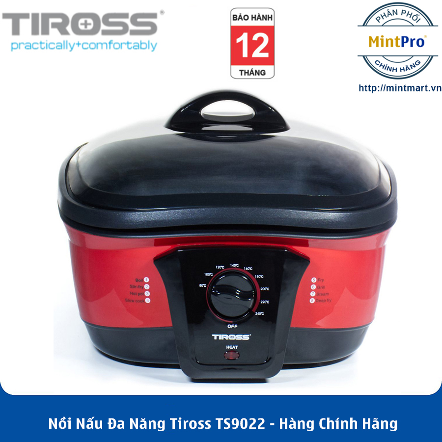 Nồi nấu đa năng tiross ts9022 - hàng chính hãng