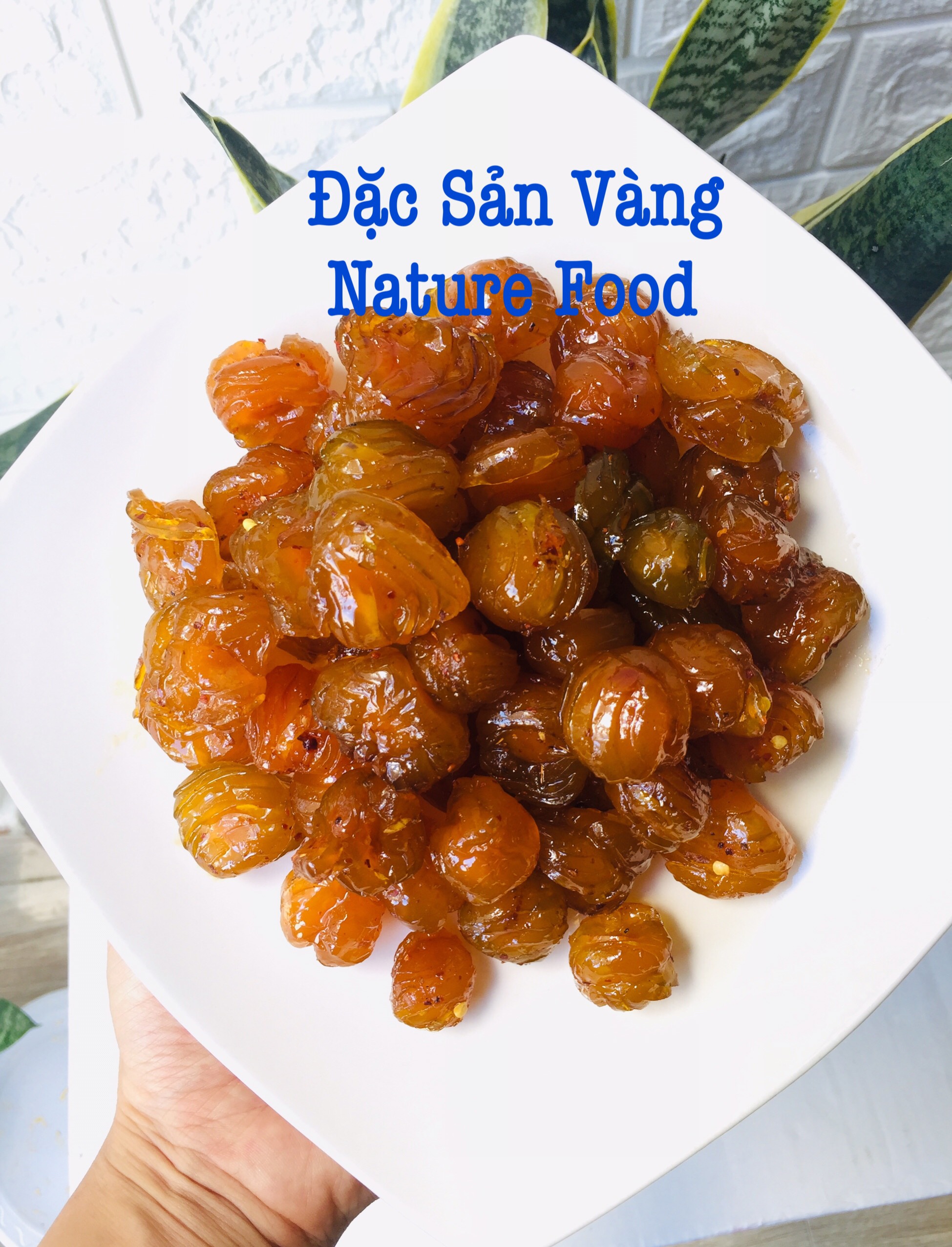 Ô Mai Mận Dẻo Khía Xào Ớt Nature Food_500gr