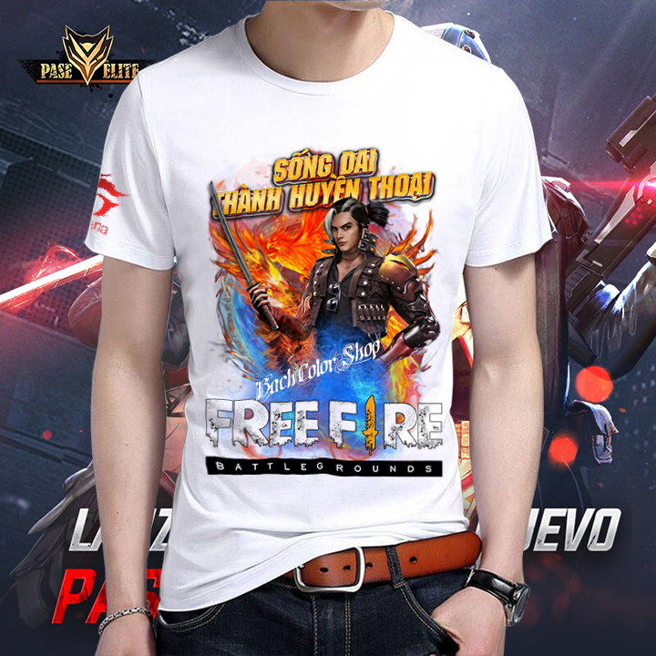 Áo Thun 3D Free Fire Hayato T