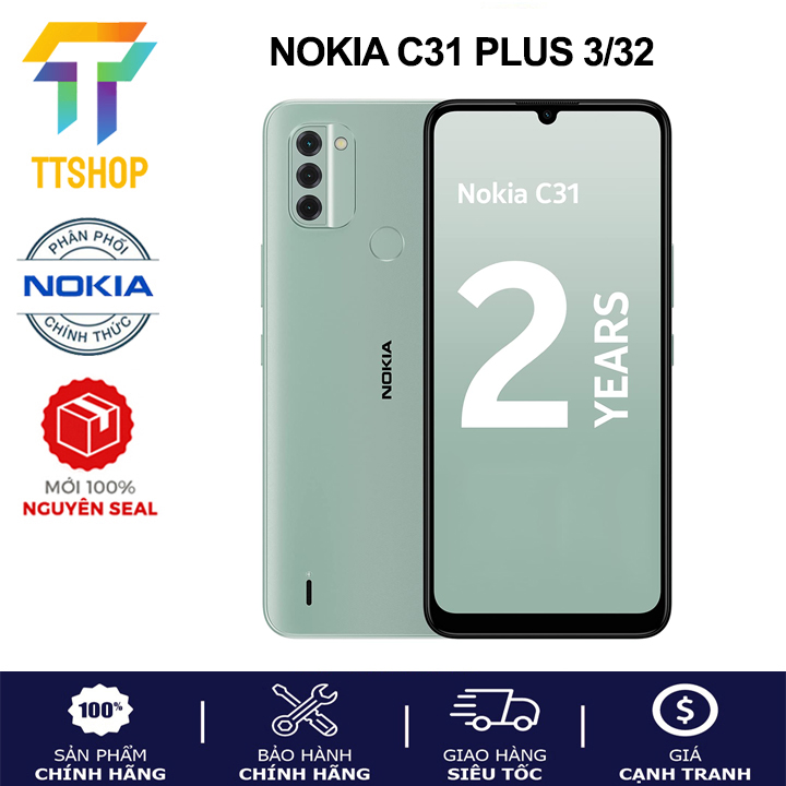 Điện thoại Nokia C31 (3GB/32GB) - Hàng chính hãng