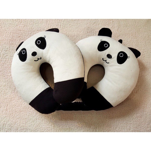 Gối chữ u kê cổ mẫu gấu trúc