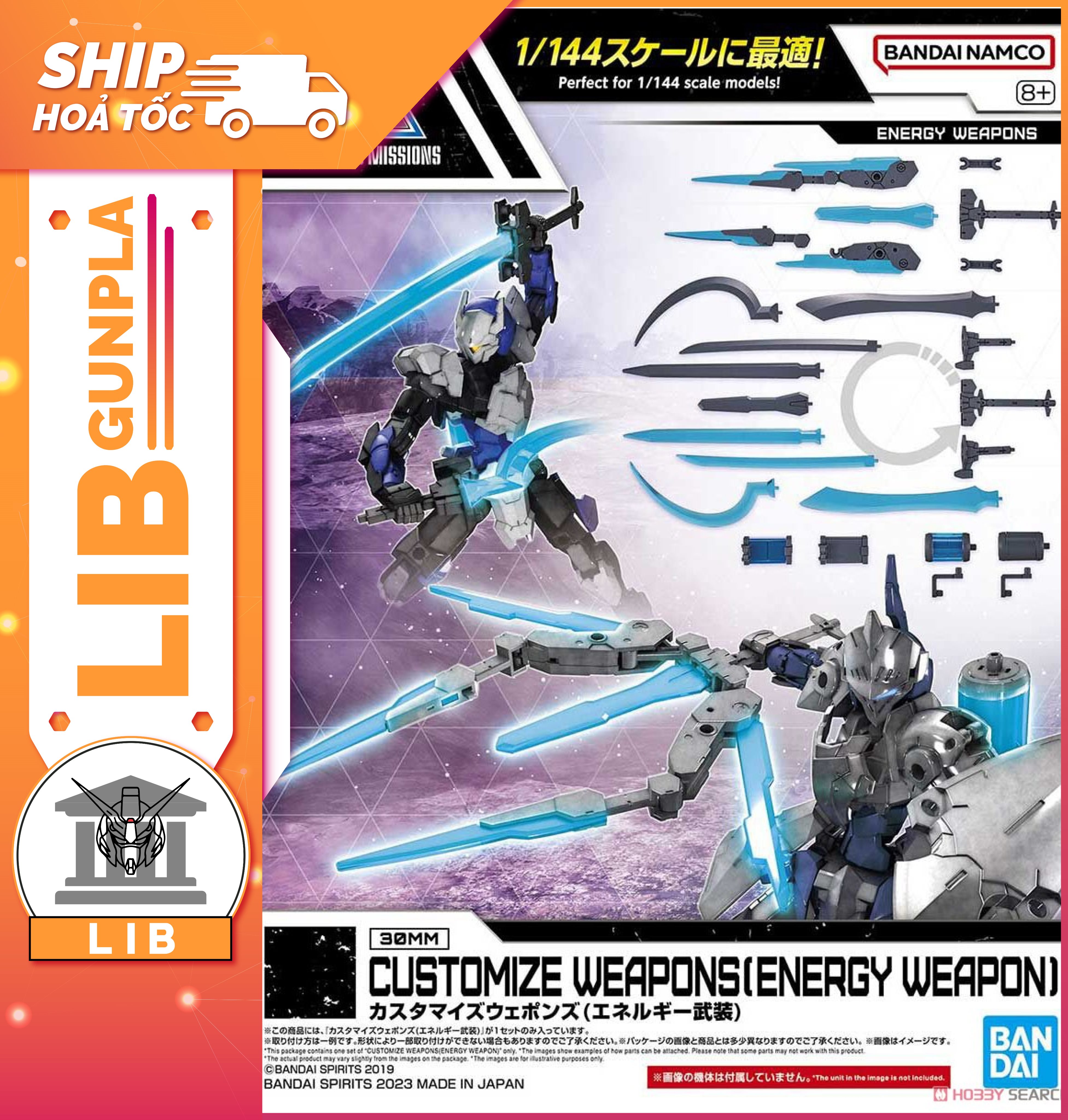 Mô hình lắp ráp Bandai 30MM Phụ kiện Customize Weapons - Energy Weapon
