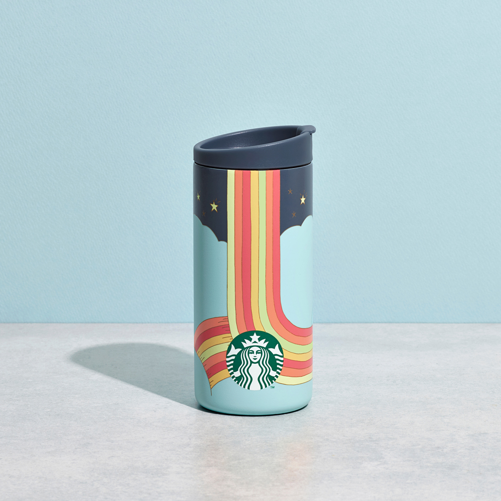 Bình giữ nhiệt Starbucks Rainbow Road 2021 12oz