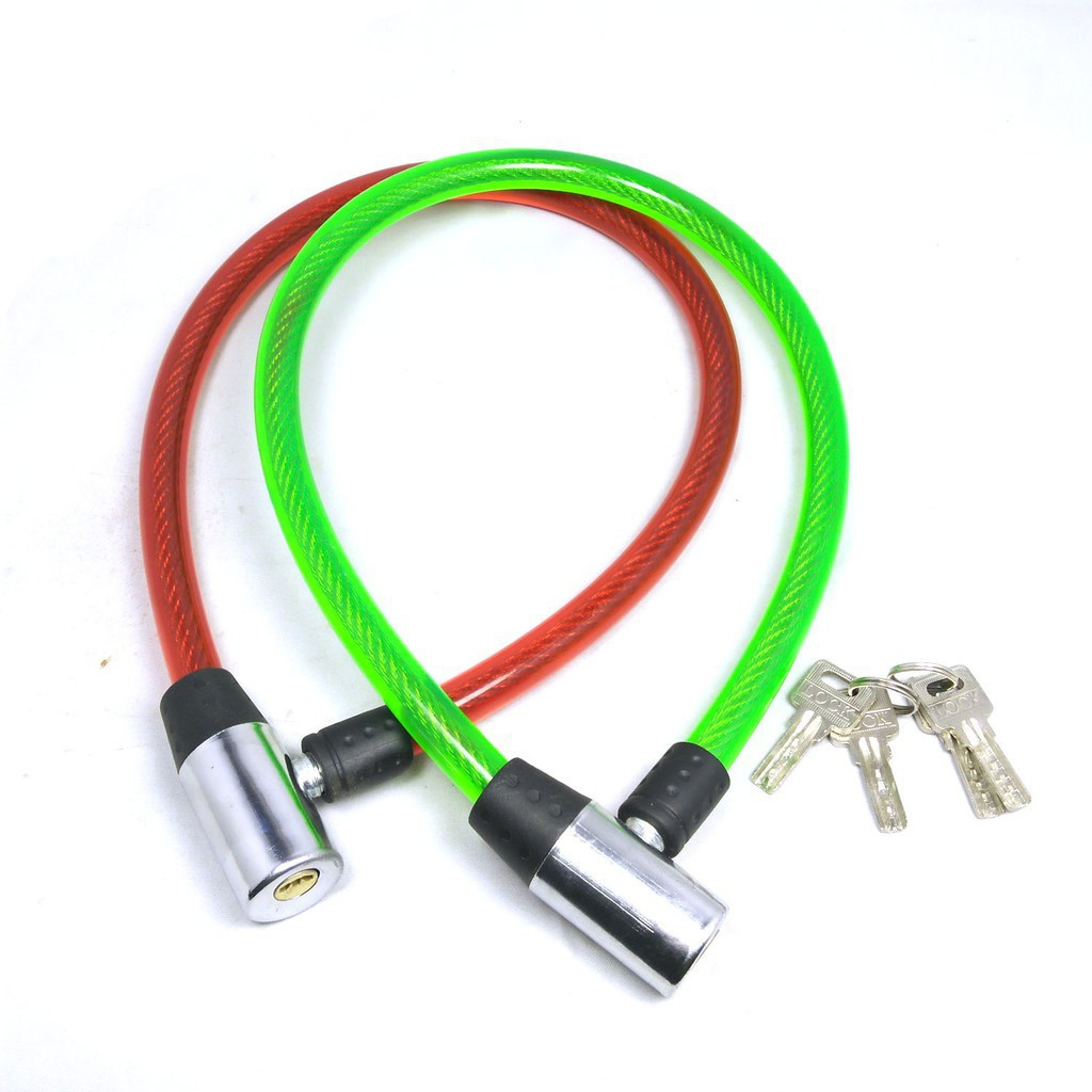 Khoá dây cáp 60cm, chống trộm nhà cửa, xe đạp, xe máy..