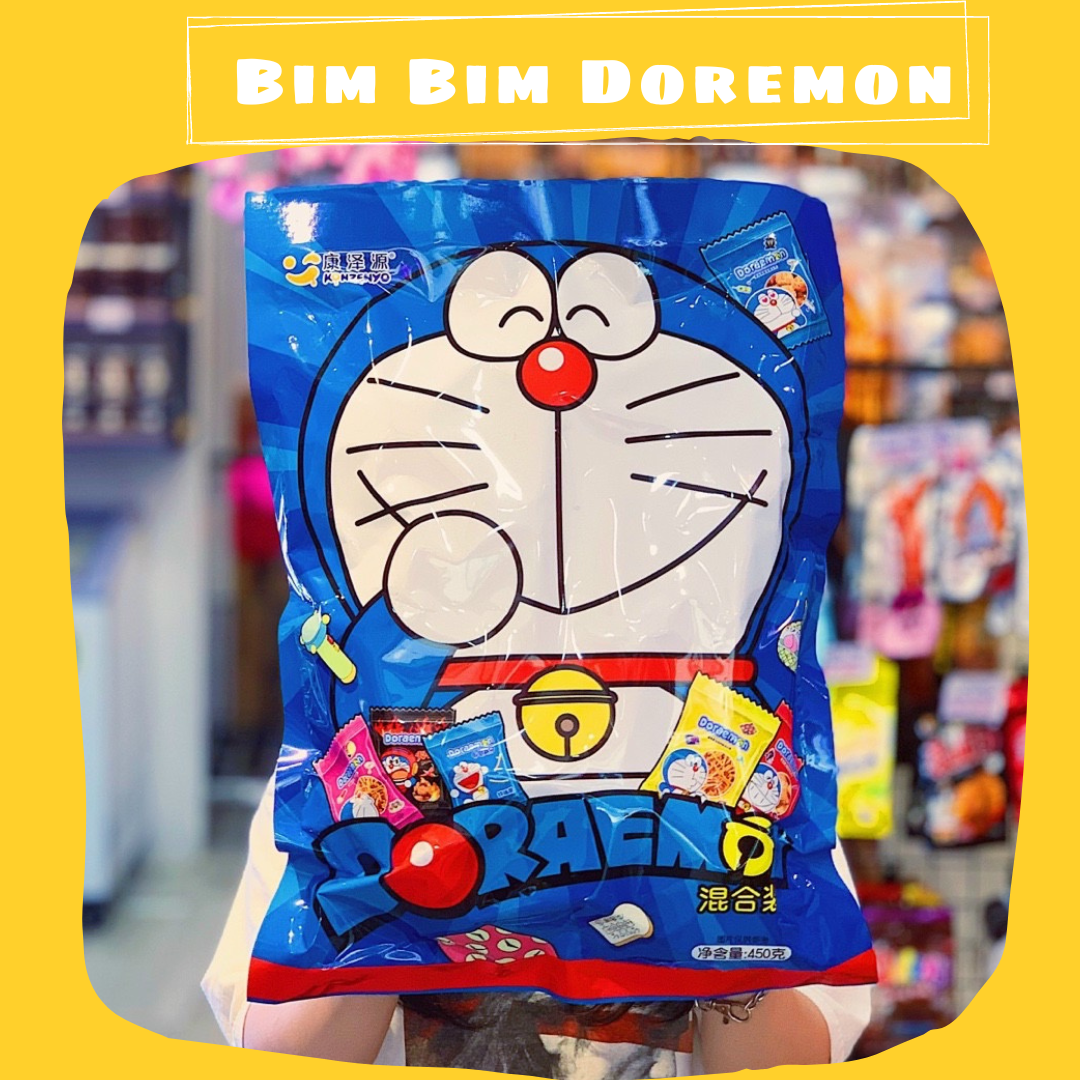 Snack Bim Bim Mì Tôm Doremon - Túi siêu to 36 gói - Bánh Doraemon Shop Mẹ Bắp