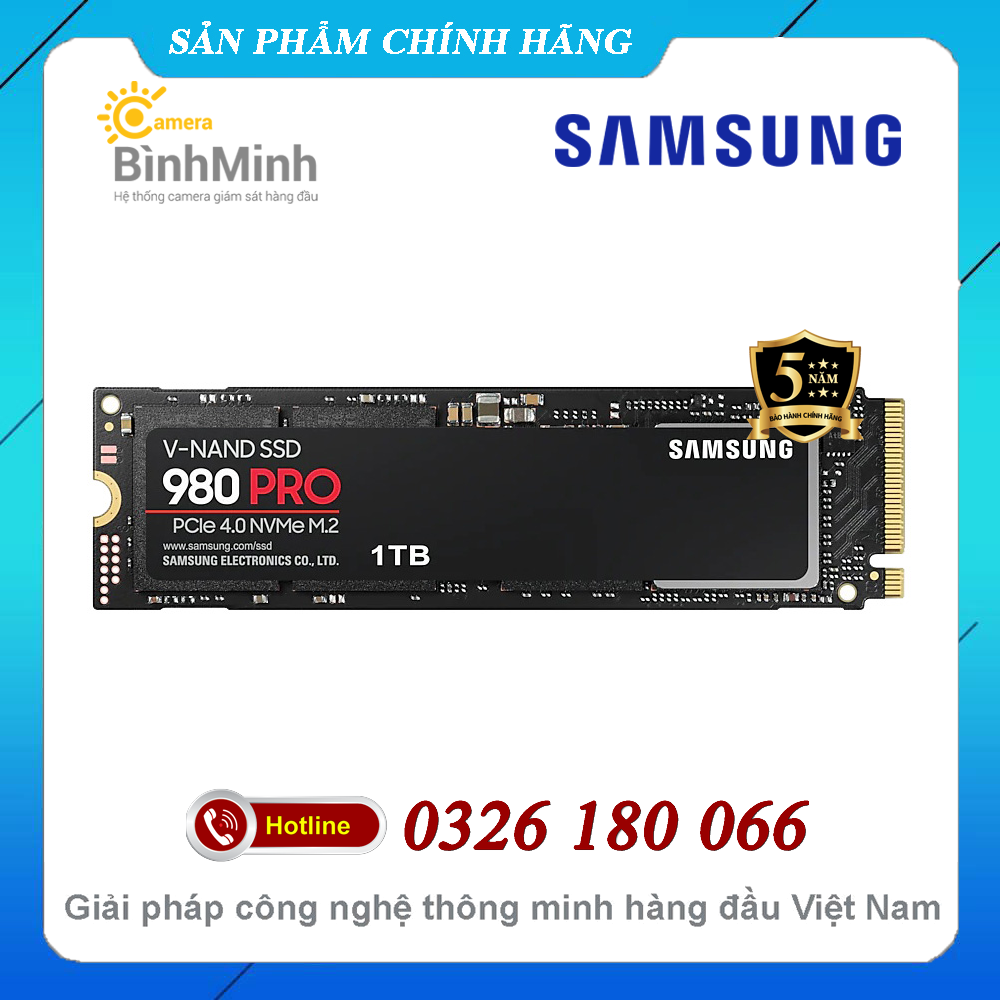 Ổ Cứng SSD 1TB 2TB Samsung 980 Pro Gen4 x4 NVMe M2 PCIe 2280 (MZ-V8P1T0BW / MZ-V8P2T0BW)