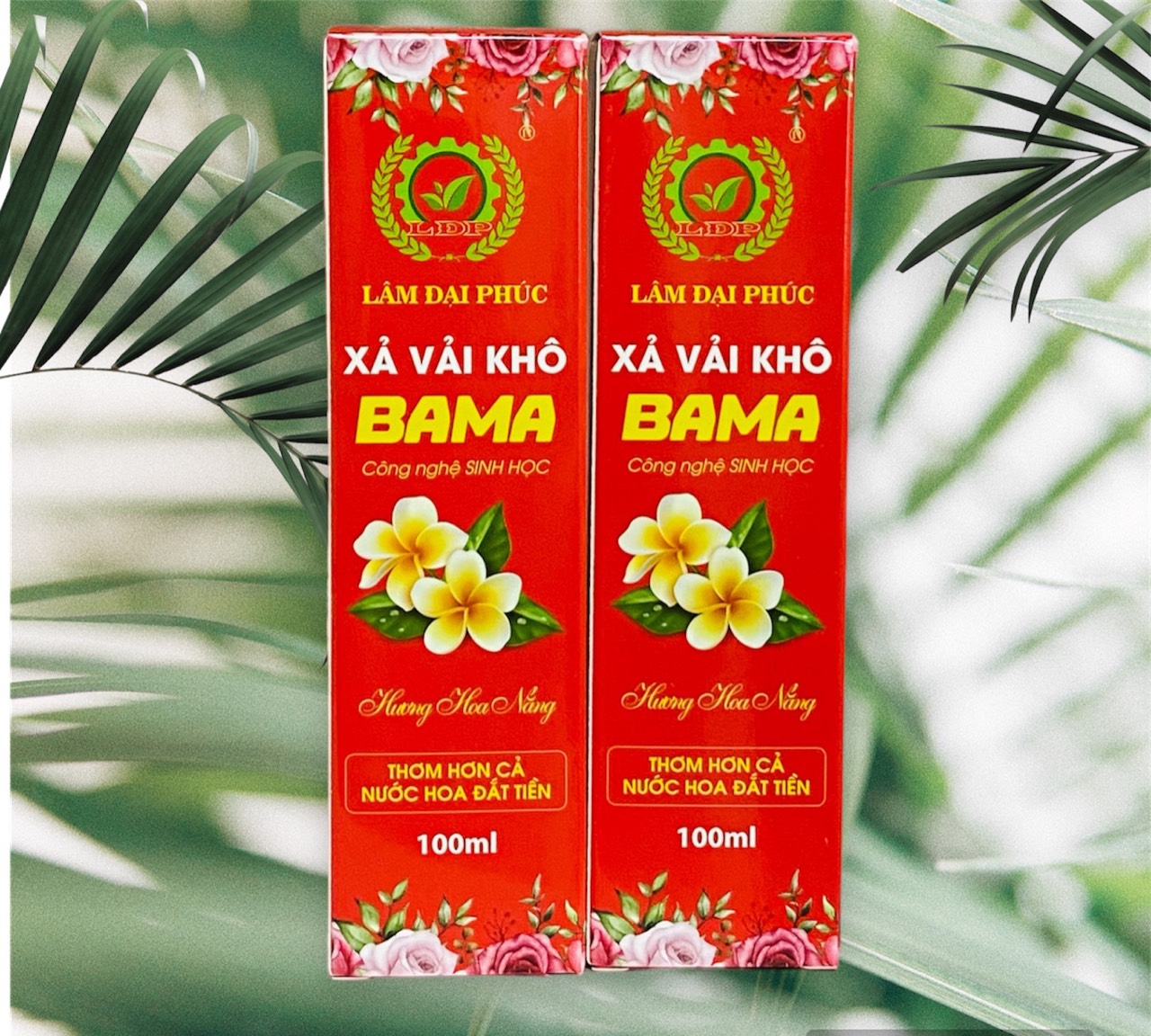 Combo 5 chai xịt xả khô thơm quần áo Lâm Đại Phúc màu đỏ