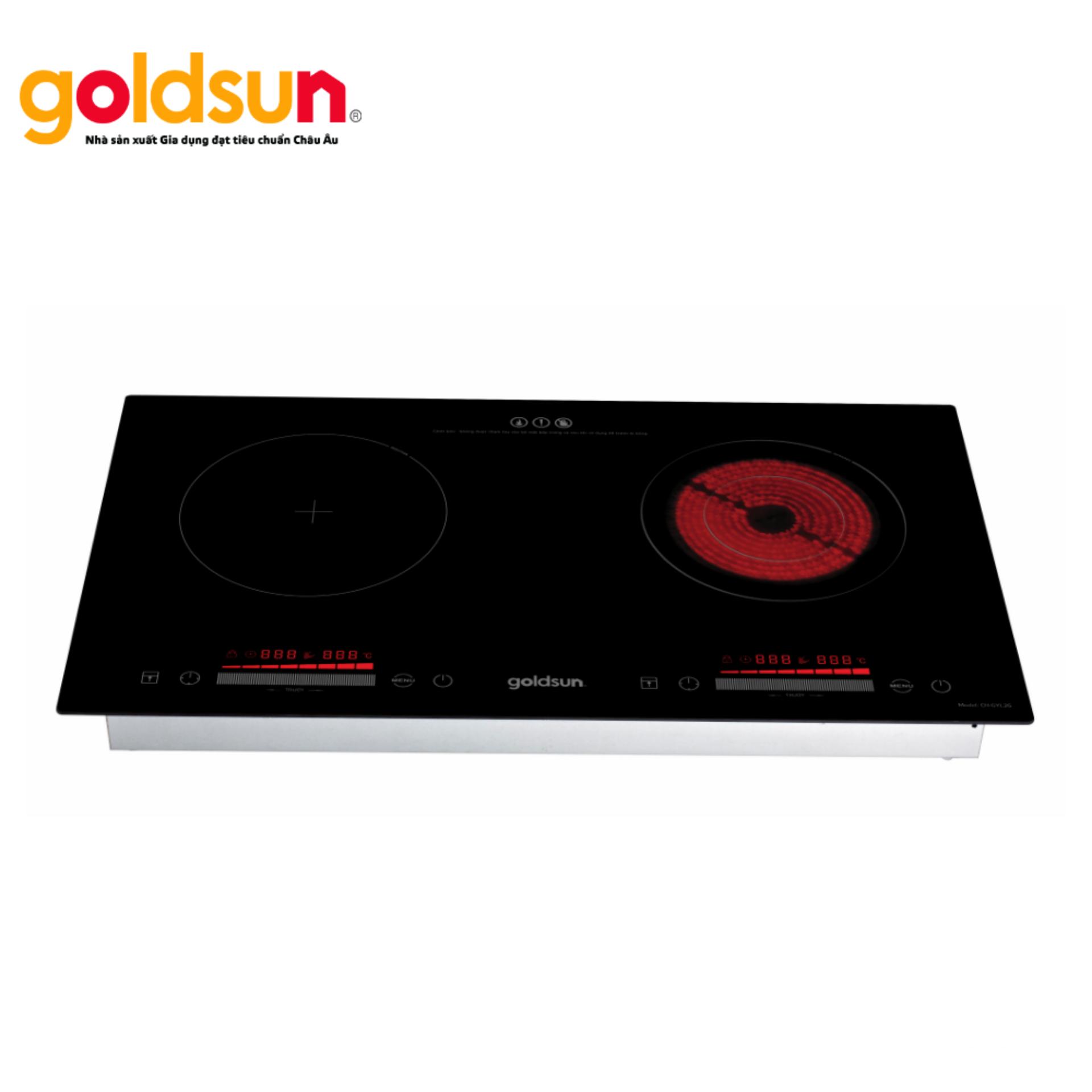 Bếp từ kết hợp hồng ngoại goldsun ch-gyl26