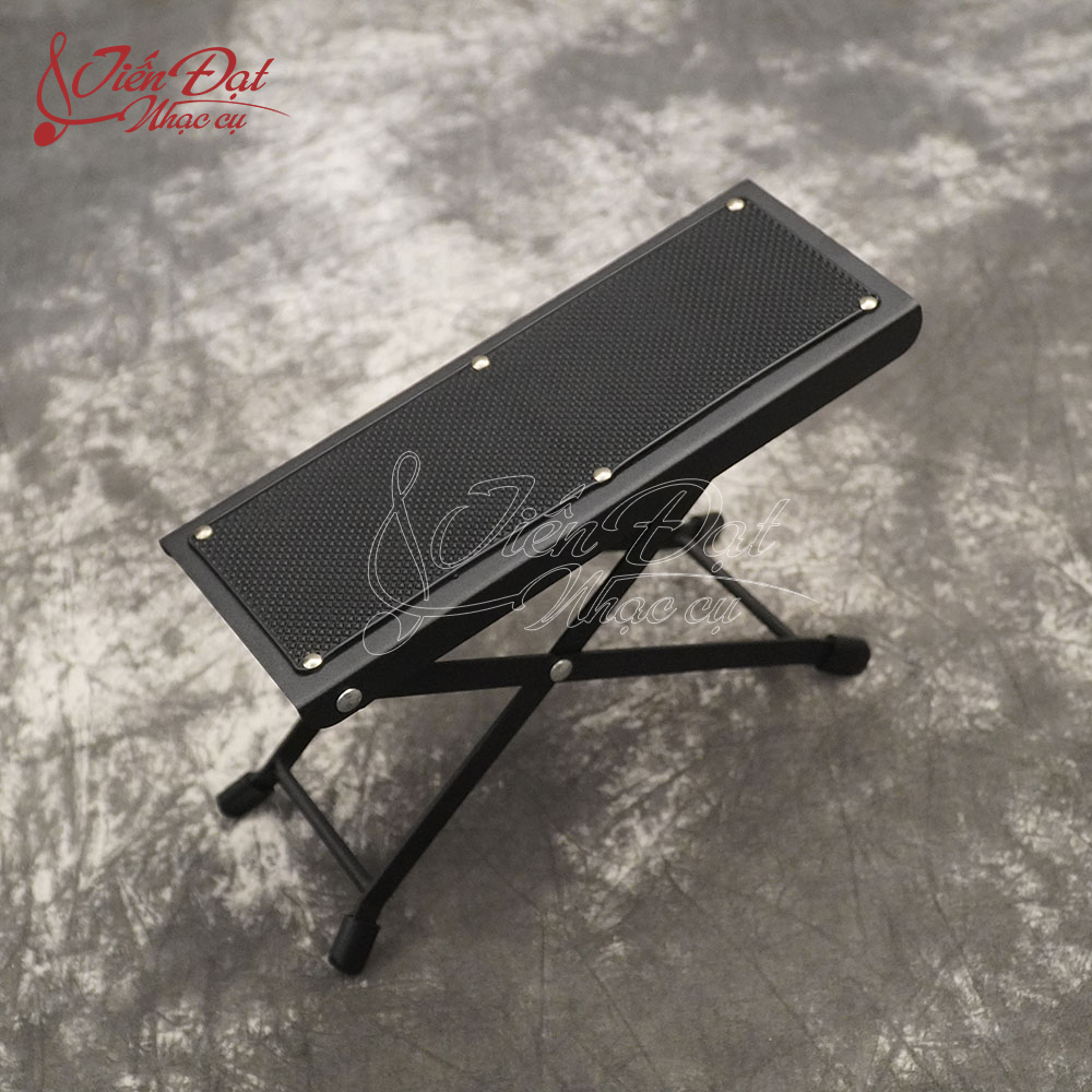 Giá đỡ chân/giá kê chân/gác kê chân/ pedal kê chân khi chơi guitar bằng gỗ, sắt, thiết kế chắc chắn, tiện lợi