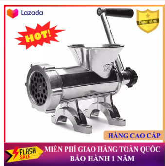 Máy xay thịt anywears bằng tay cao cấp cối xay thịt cá quay tay dụng cụ xay thịt cầm tay đa năng.bảo hành 1 năm
