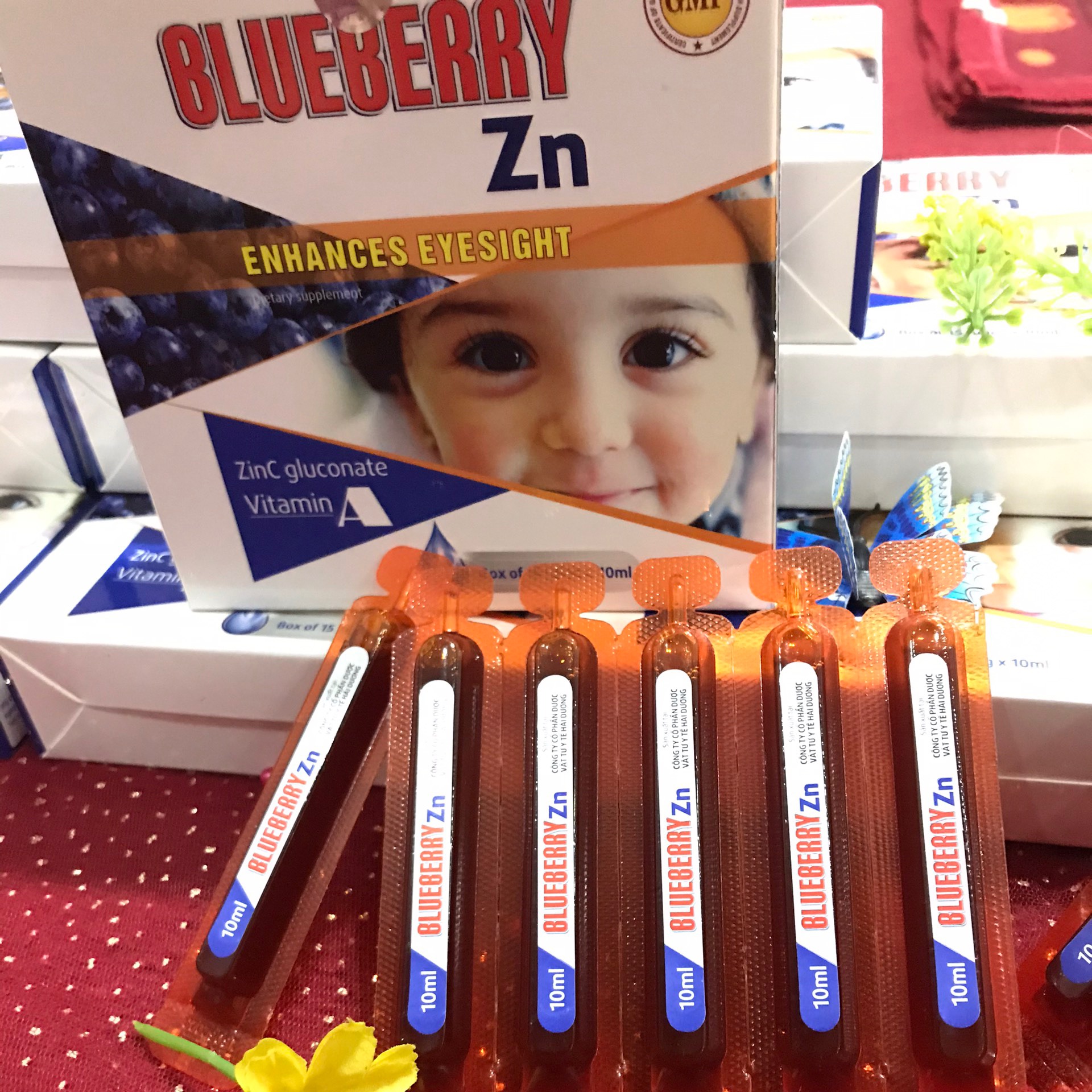 Blueberry Zn Hỗ trợ tăng cường thị lực cho mắt