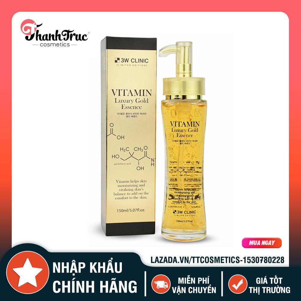 [HCM]Tinh chất dưỡng trắng tái tạo da chống lão hóa 3W Clinic Collagen & Luxury Gold Revitalizing Comfort Gold Essence 150ml