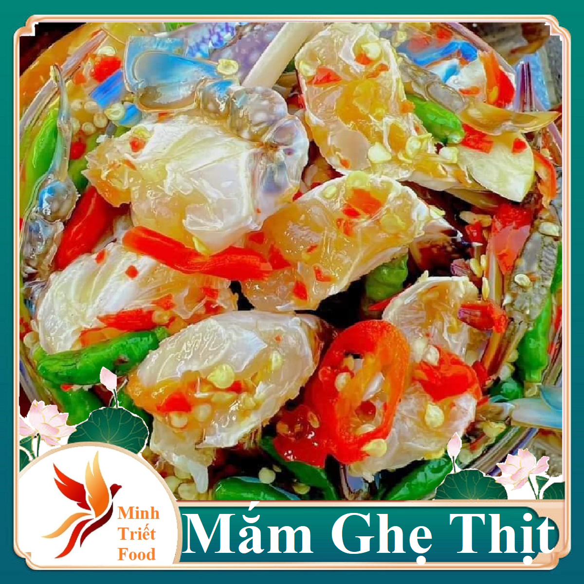  1kg Mắm Ghẹ Xanh Thịt Thơm Ngon Dễ Ăn Không Mặn- ĐẶC SẢN MINH TRIẾT 