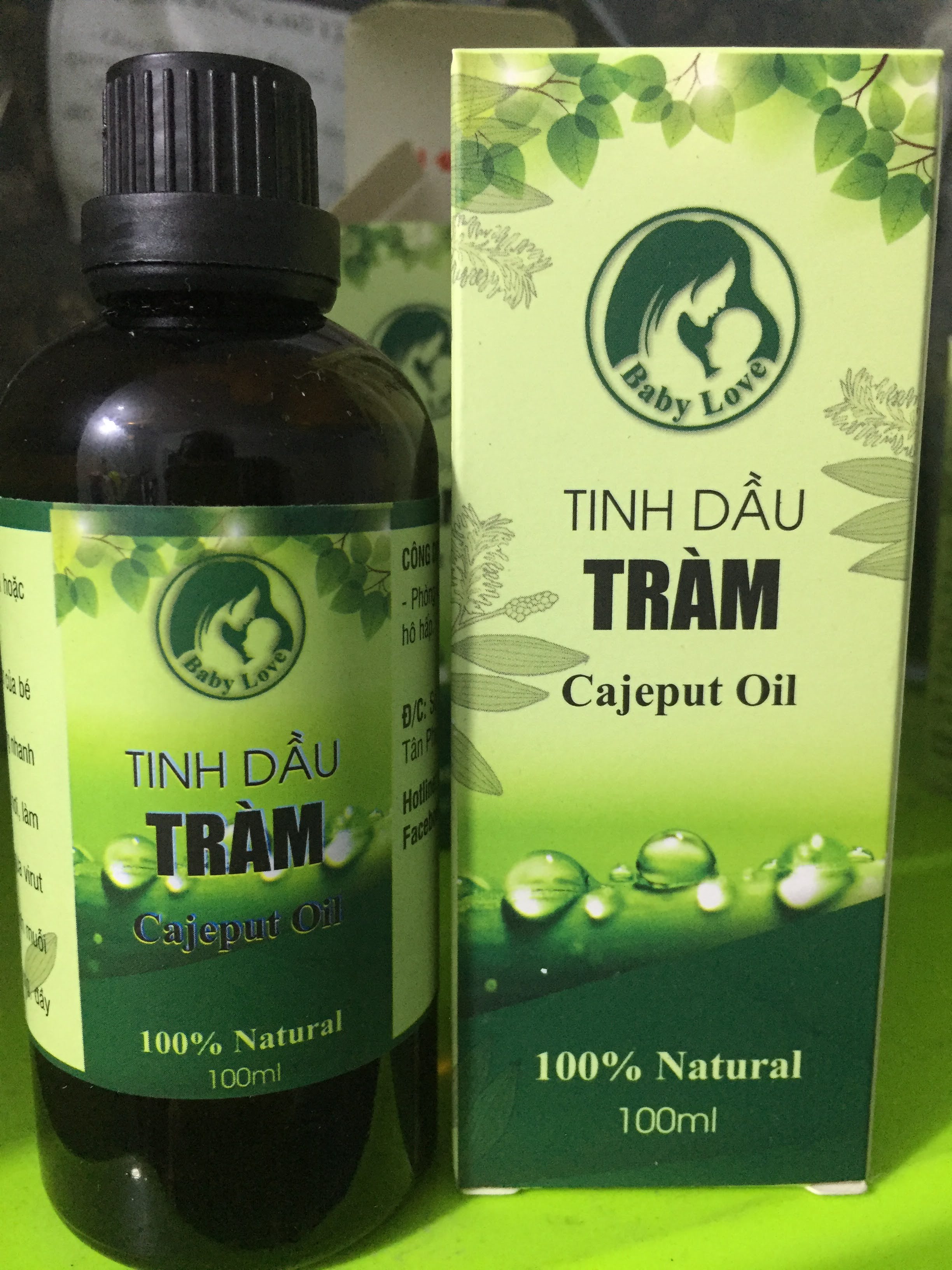 Tinh dầu tràm nguyên chất 100% lọ 100 ml hàng xịn thơm